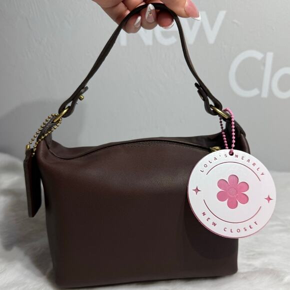 Vintage COACH Classic Pouch Mahogany 9261 Dominican Republic - Picture 10 of 11